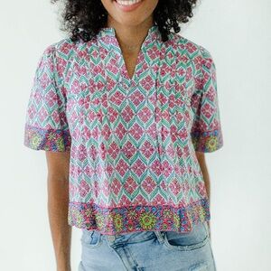 Victoria Dunn Printed Women's Top